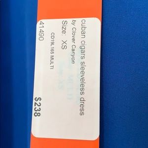 Never Worn Clover Canyon Sleeveless Dress